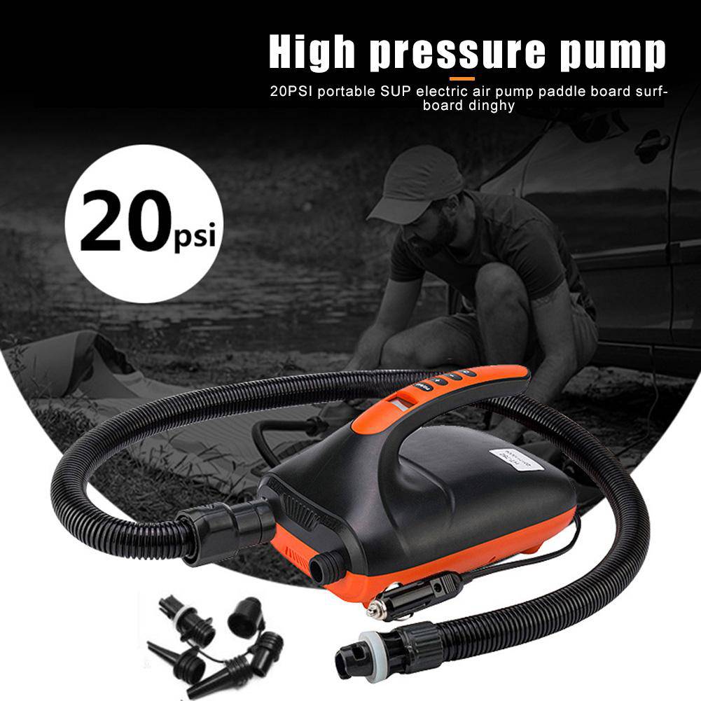 Portable Inflatable Paddle Board Electric Air Pump - Maximum 20PSI - SUBMRG